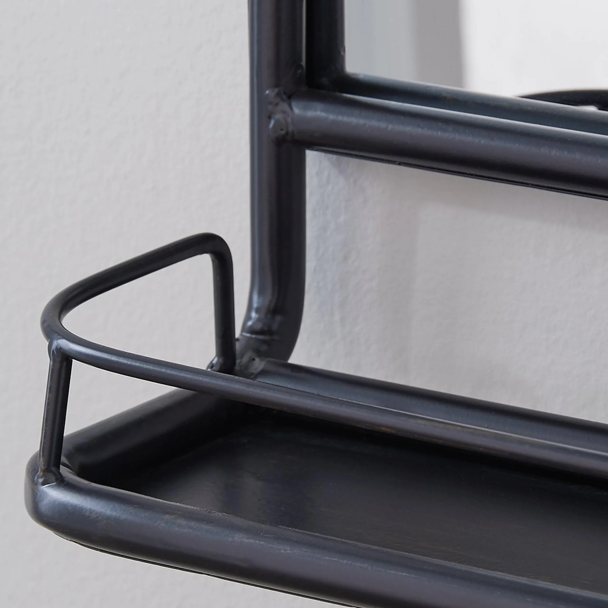 Metal Mirror with Shelf - Small