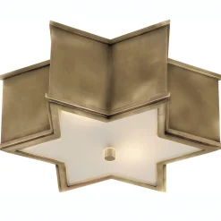Metal Star Ceiling Light