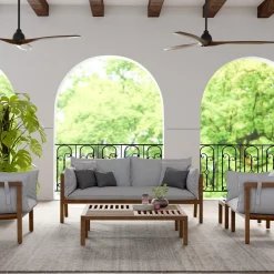 62" Metzel Indoor / Outdoor Ceiling Fan