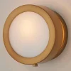 Midcentury Glow Lens Sconce