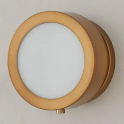 Midcentury Glow Lens Sconce