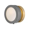 Midcentury Glow Lens Sconce