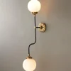 Mid-Century Parlor Double Sconce