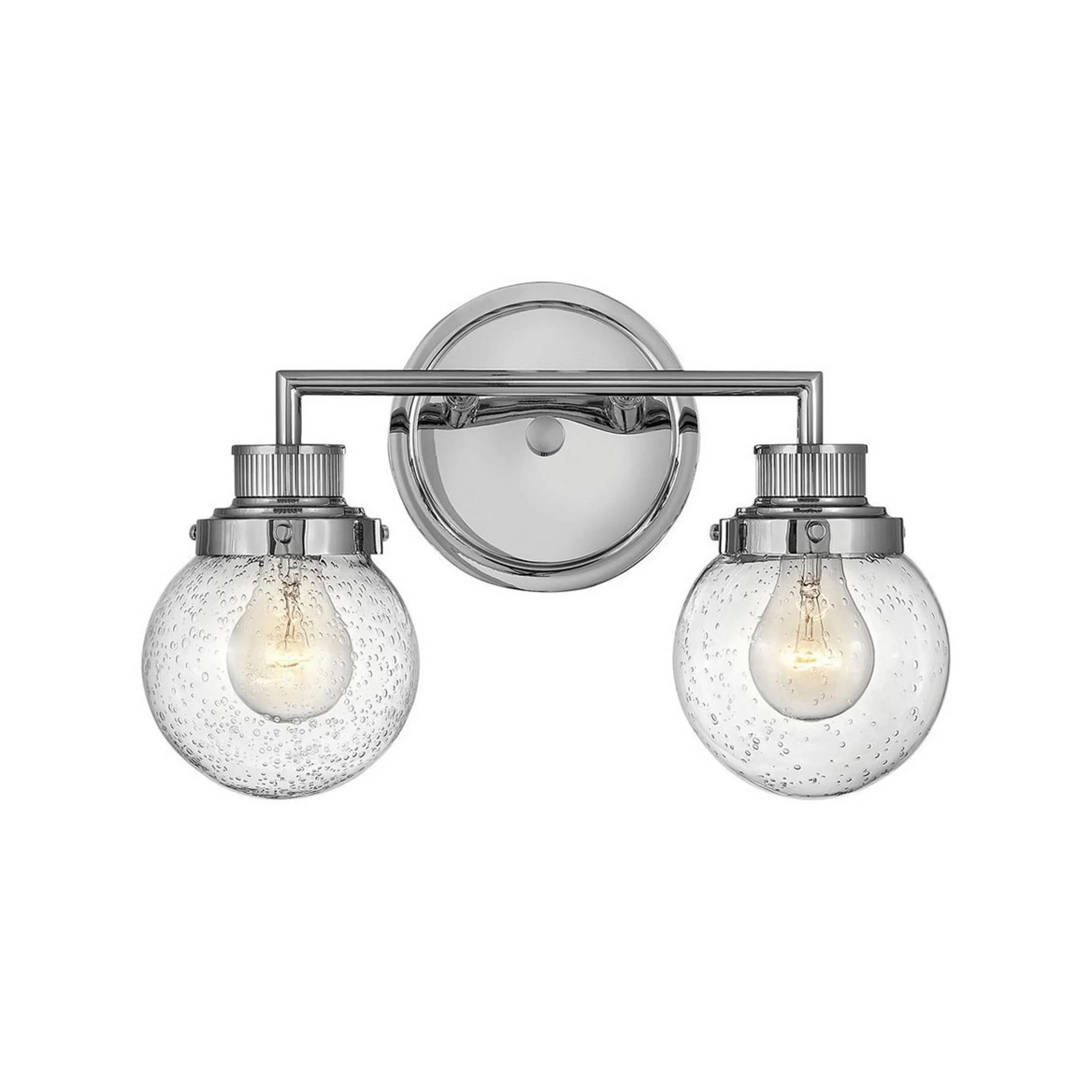 Mildly Mid-Century Vanity Light - 2 Light