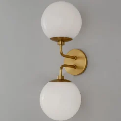 Minimalist Globe Sconce - 2 Light