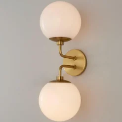 Minimalist Globe Sconce - 2 Light