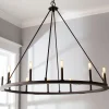 Minimalist Iron Ring Chandelier - 12 Light