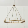 Minimalist Iron Ring Chandelier - 12 Light