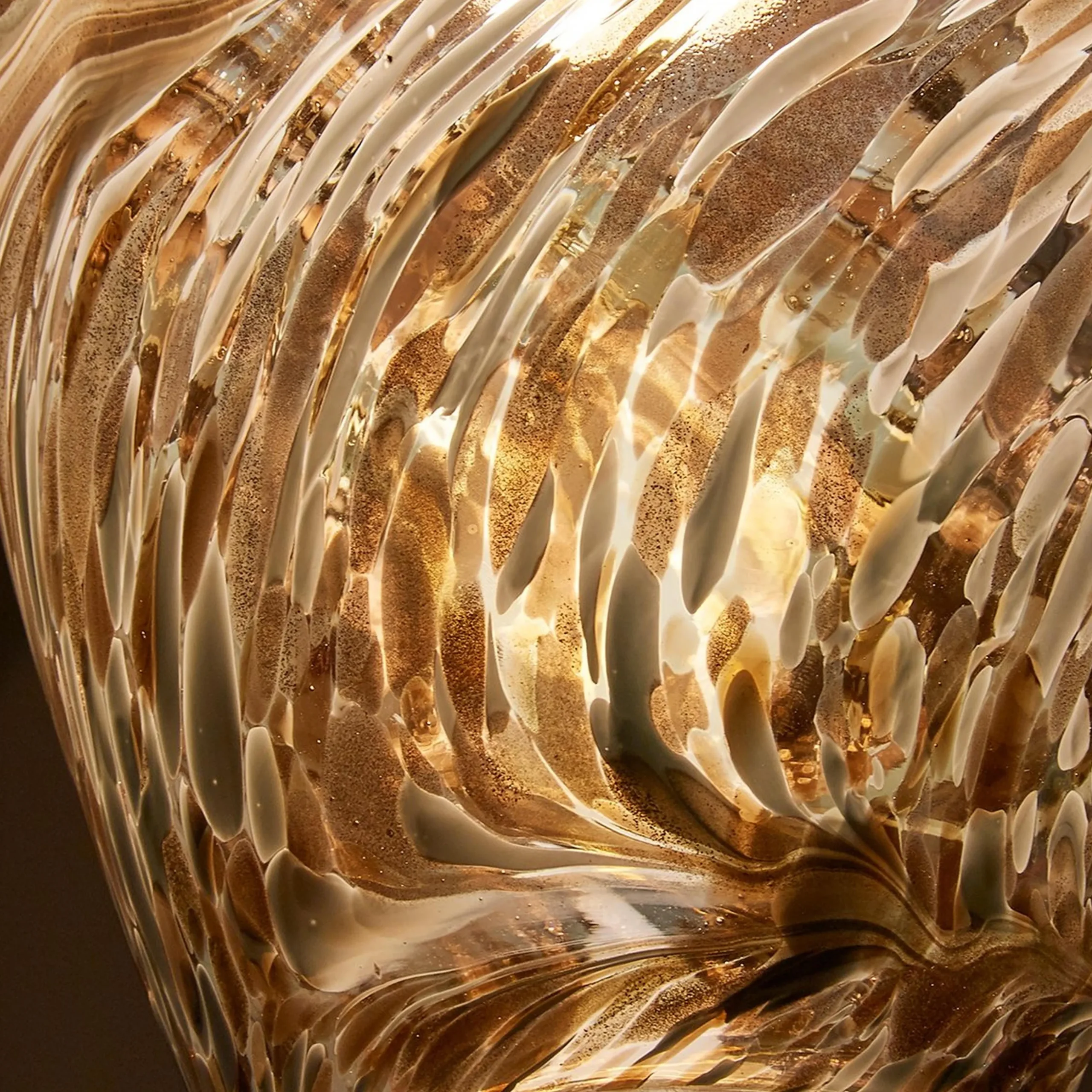 Mirrored Swirl Pendant