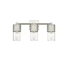 Mirza Clear Glass Vanity Light - 3 Light