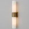 Mirza Opal Glass Bath Sconce - 2 Light