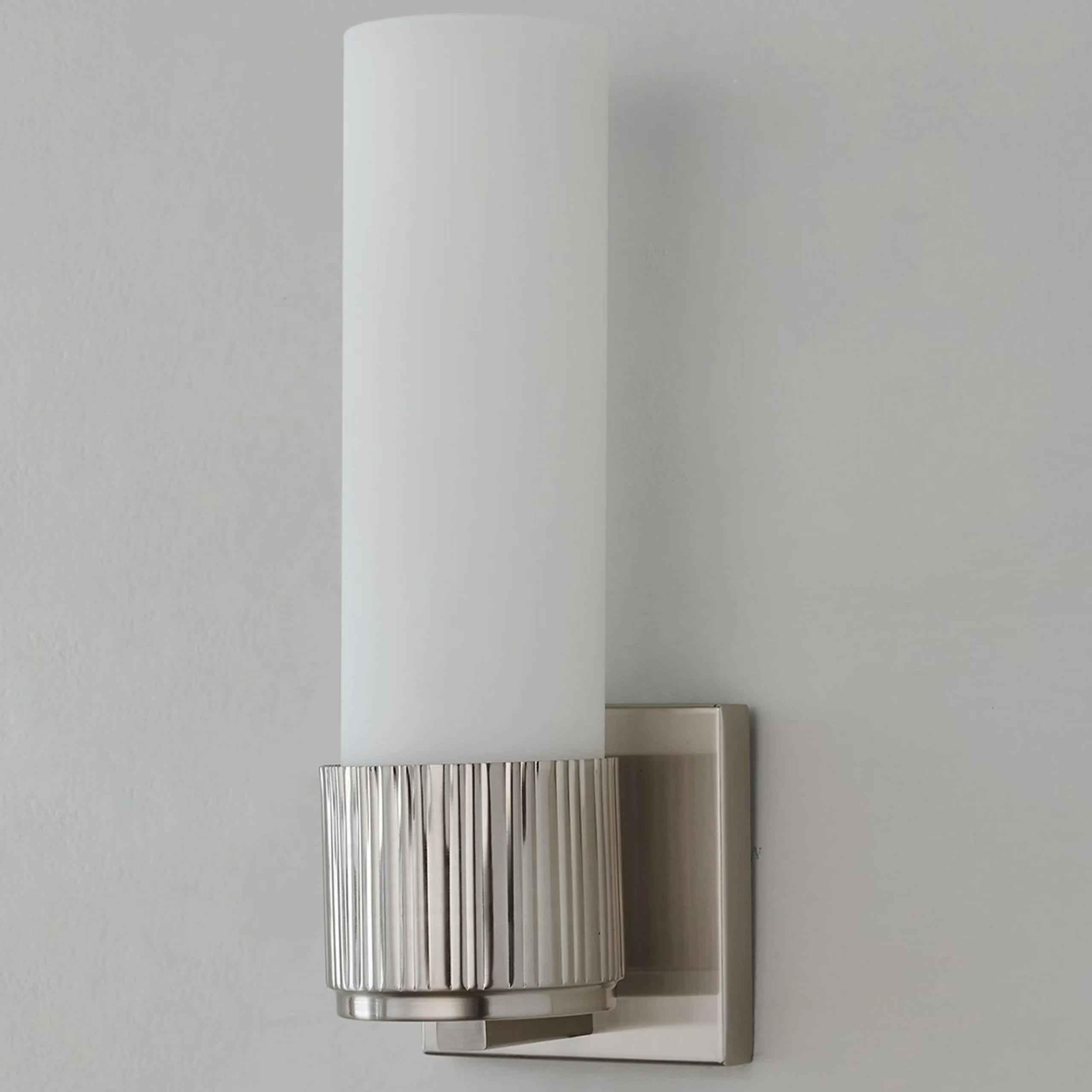 Mirza Opal Glass Bath Sconce - 1 Light