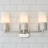 Mirza Opal Glass Vanity Light - 3 Light