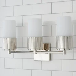 Mirza Opal Glass Vanity Light - 3 Light