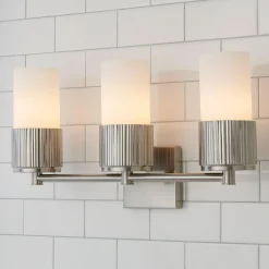 Mirza Opal Glass Vanity Light - 3 Light
