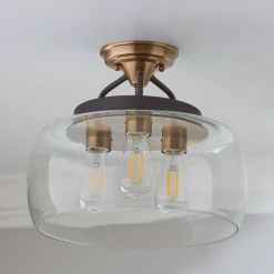 Mod Bowl Semi-Flush Ceiling Light - Large