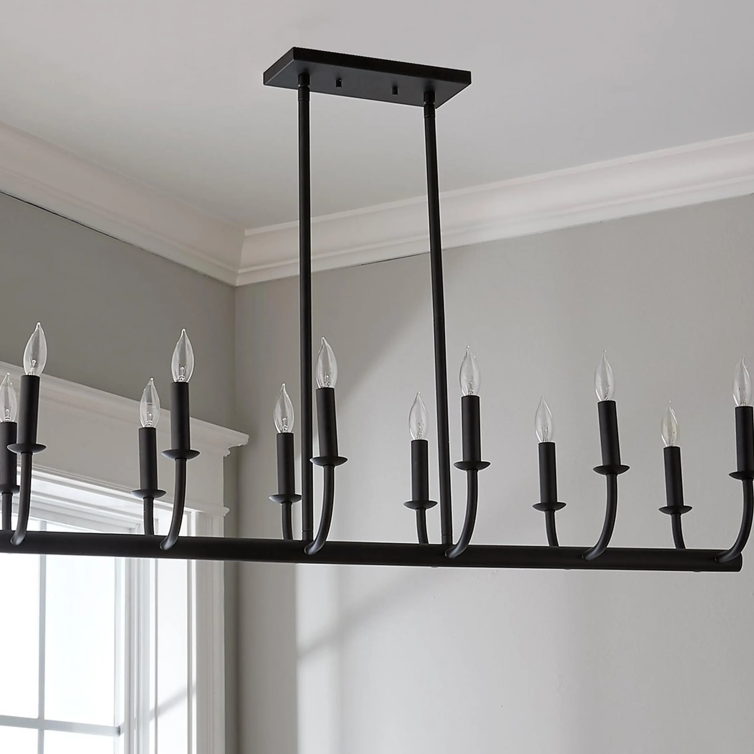 Moderately Modern Island Chandelier