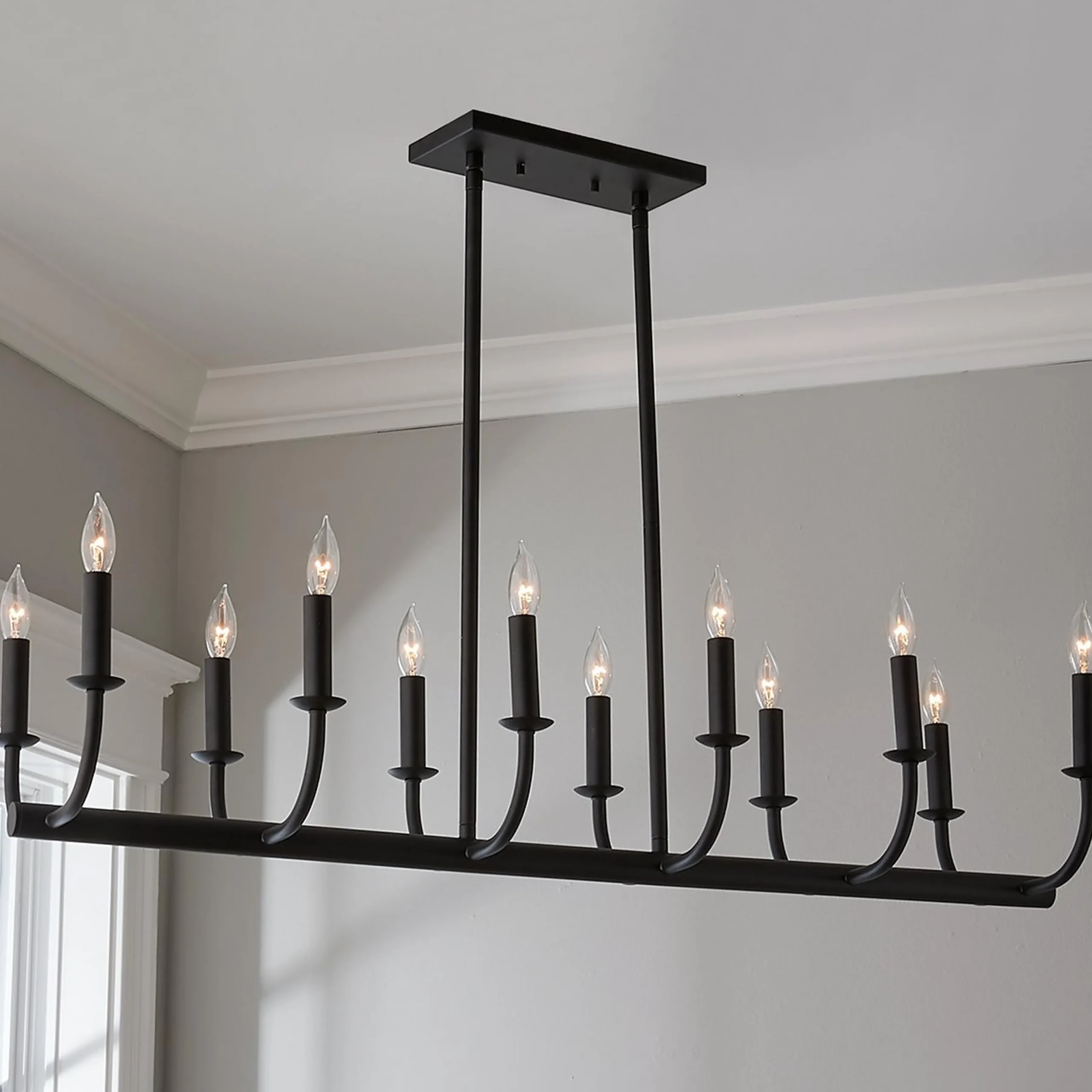 Moderately Modern Island Chandelier