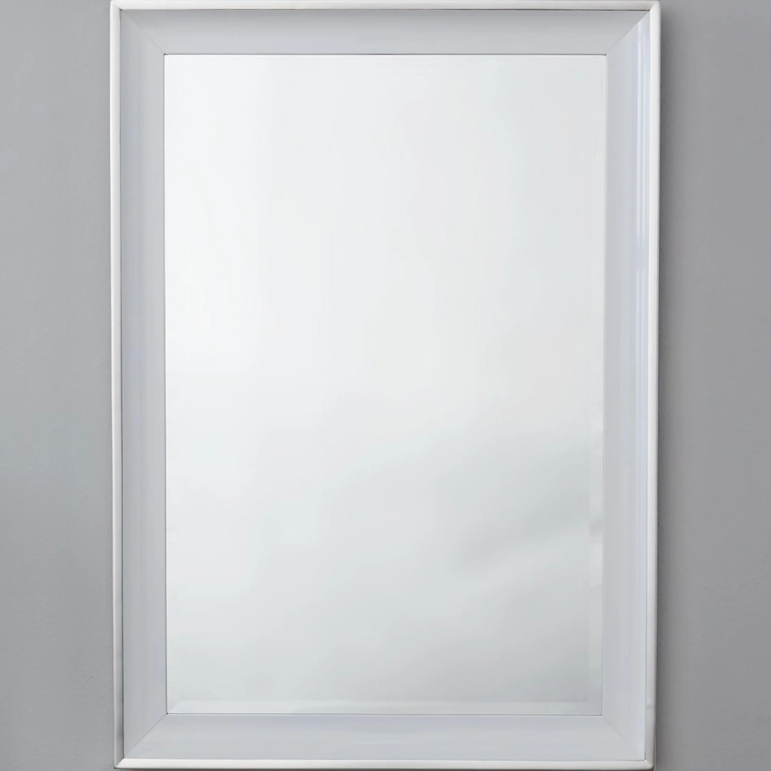 Modern Beveled Two-Toned Mirror
