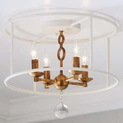 Modern Cage Ceiling Light
