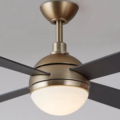 54" Modern Globe LED Ceiling Fan