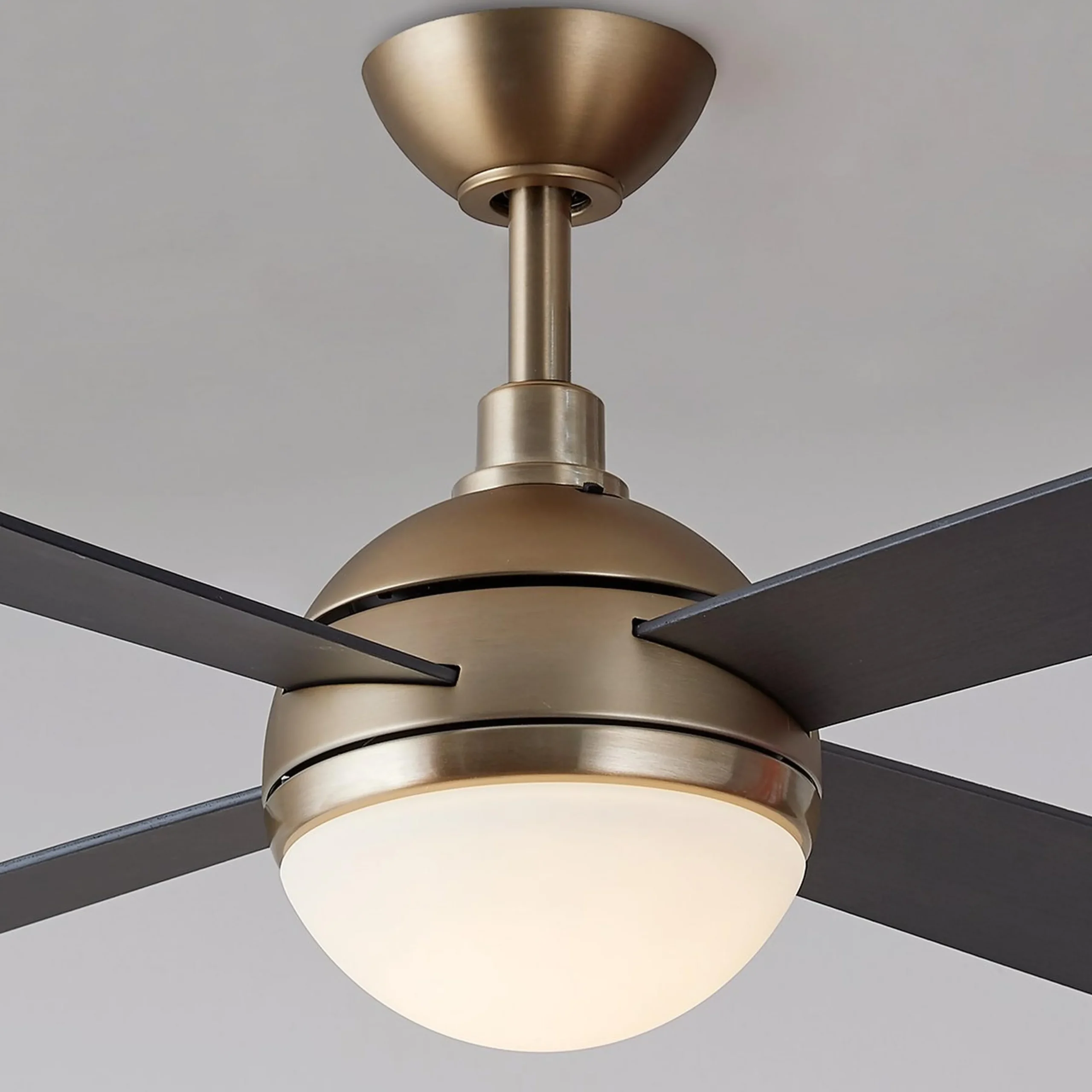 54" Modern Globe LED Ceiling Fan