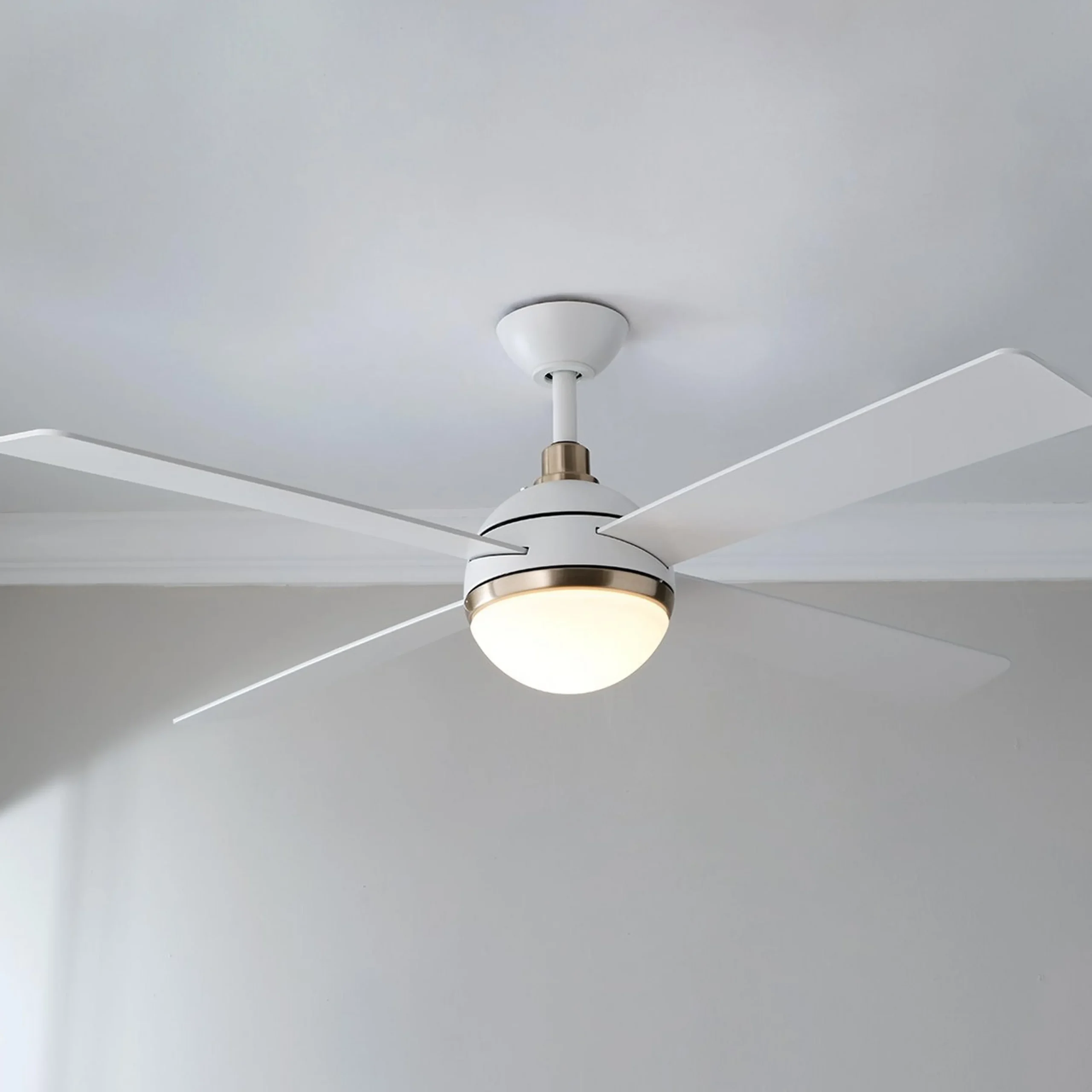 54" Modern Globe LED Ceiling Fan