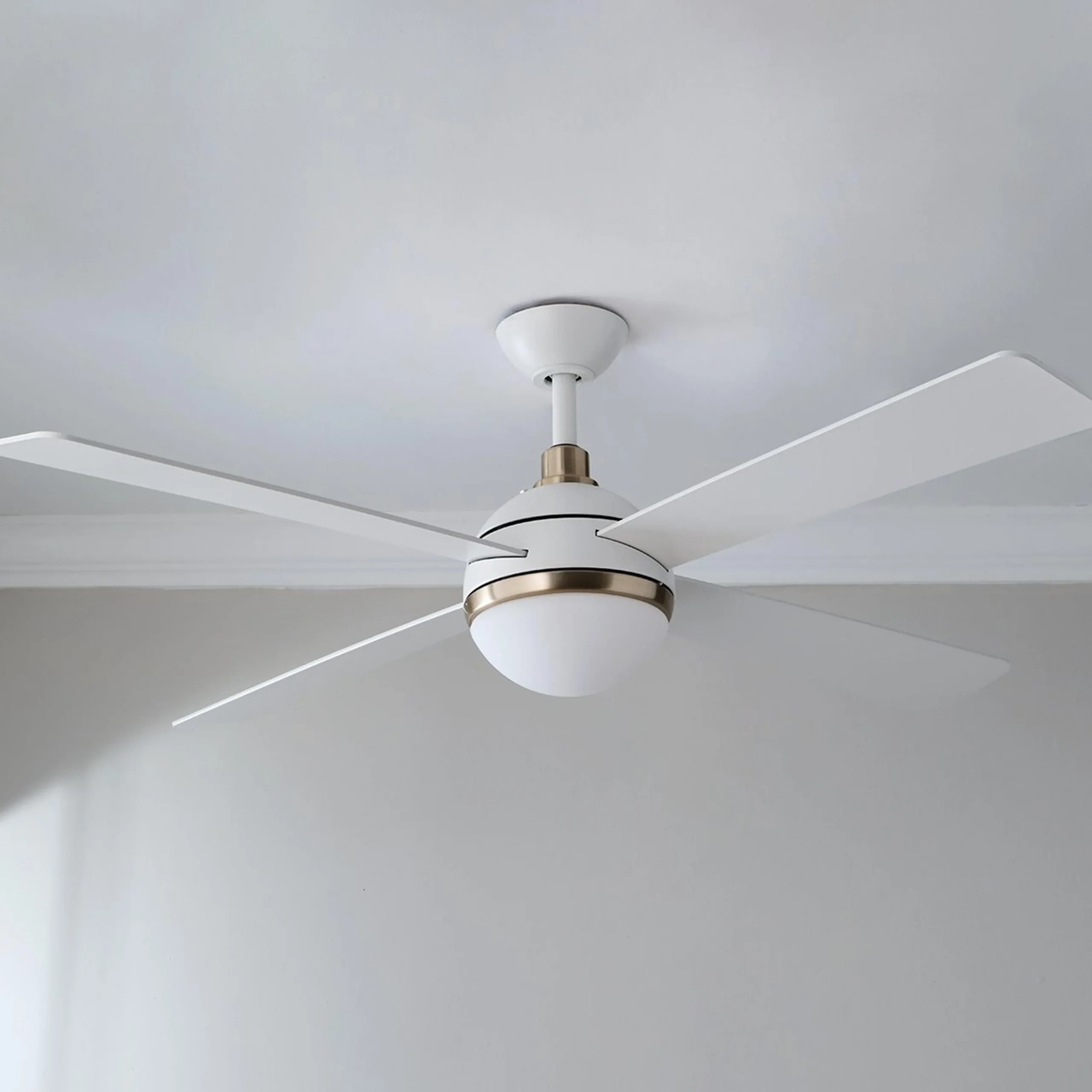 54" Modern Globe LED Ceiling Fan