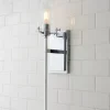 Modern Industrial Seeded Glass Sconce