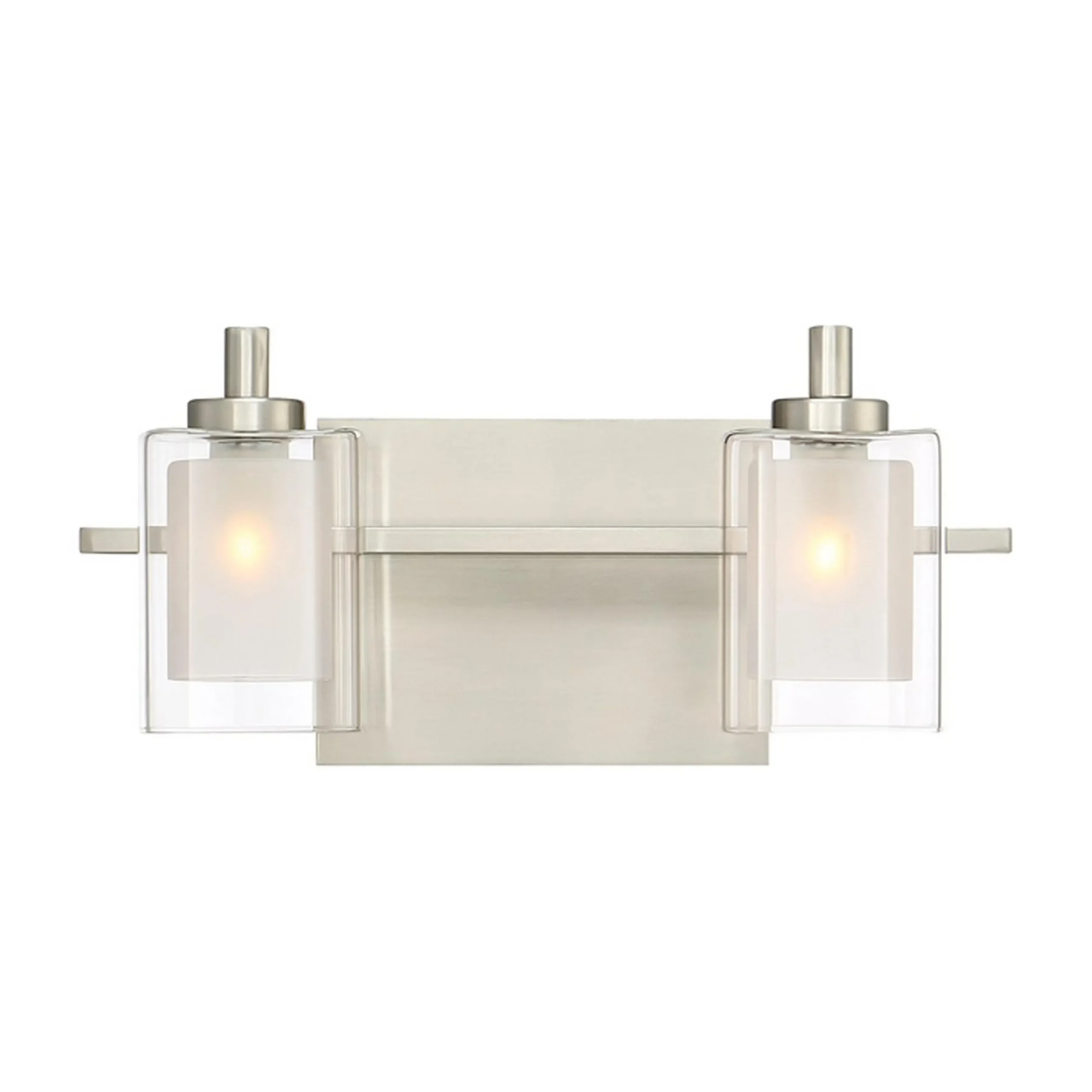Modern Layered Geometric Vanity Light - 2 Light