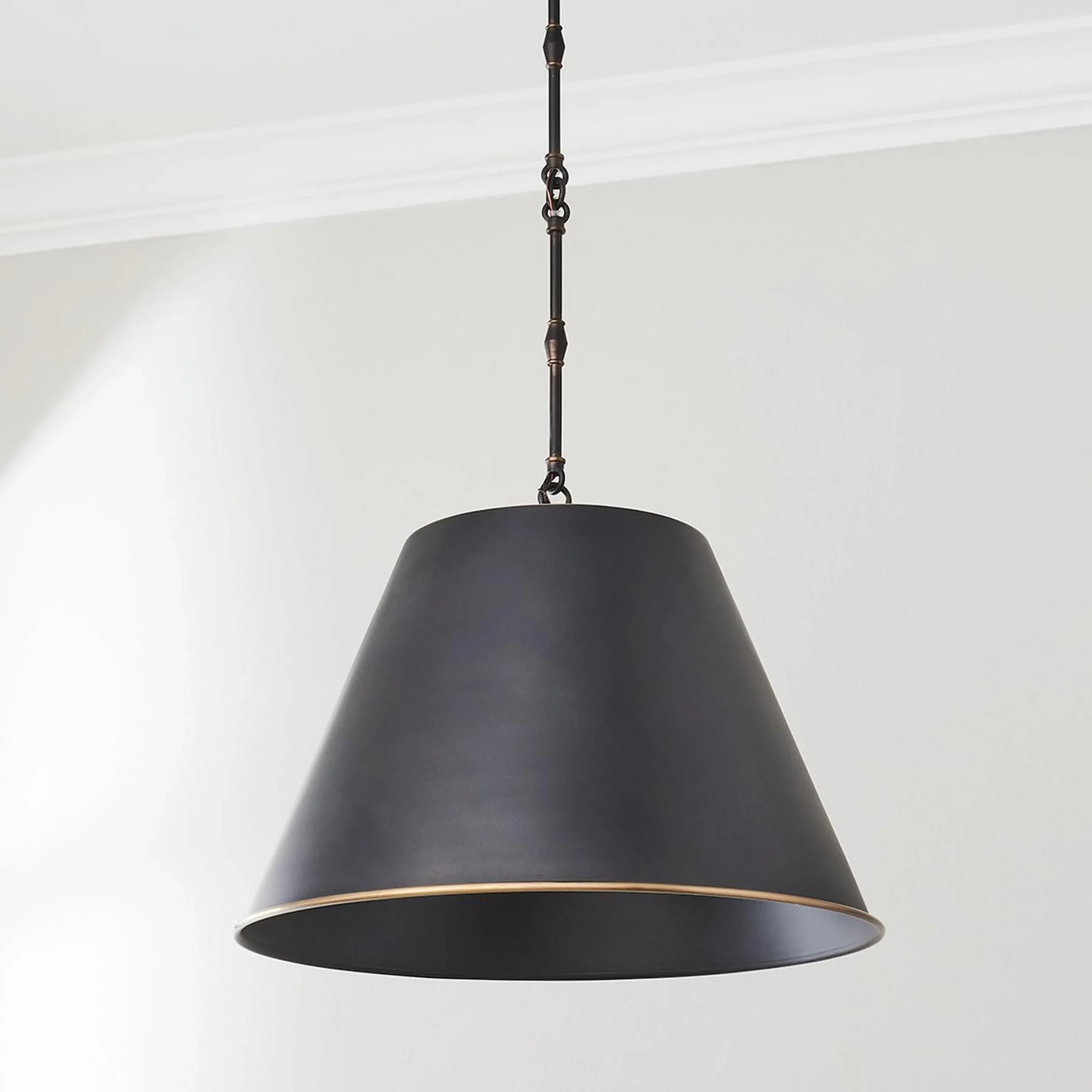 Modern Metal Shade Pendant - Large