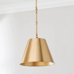 Modern Metal Shade Pendant - Small