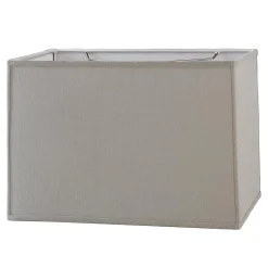 16" Modern Rectangular Linen Shade