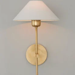 Modern Shaded Rod Sconce