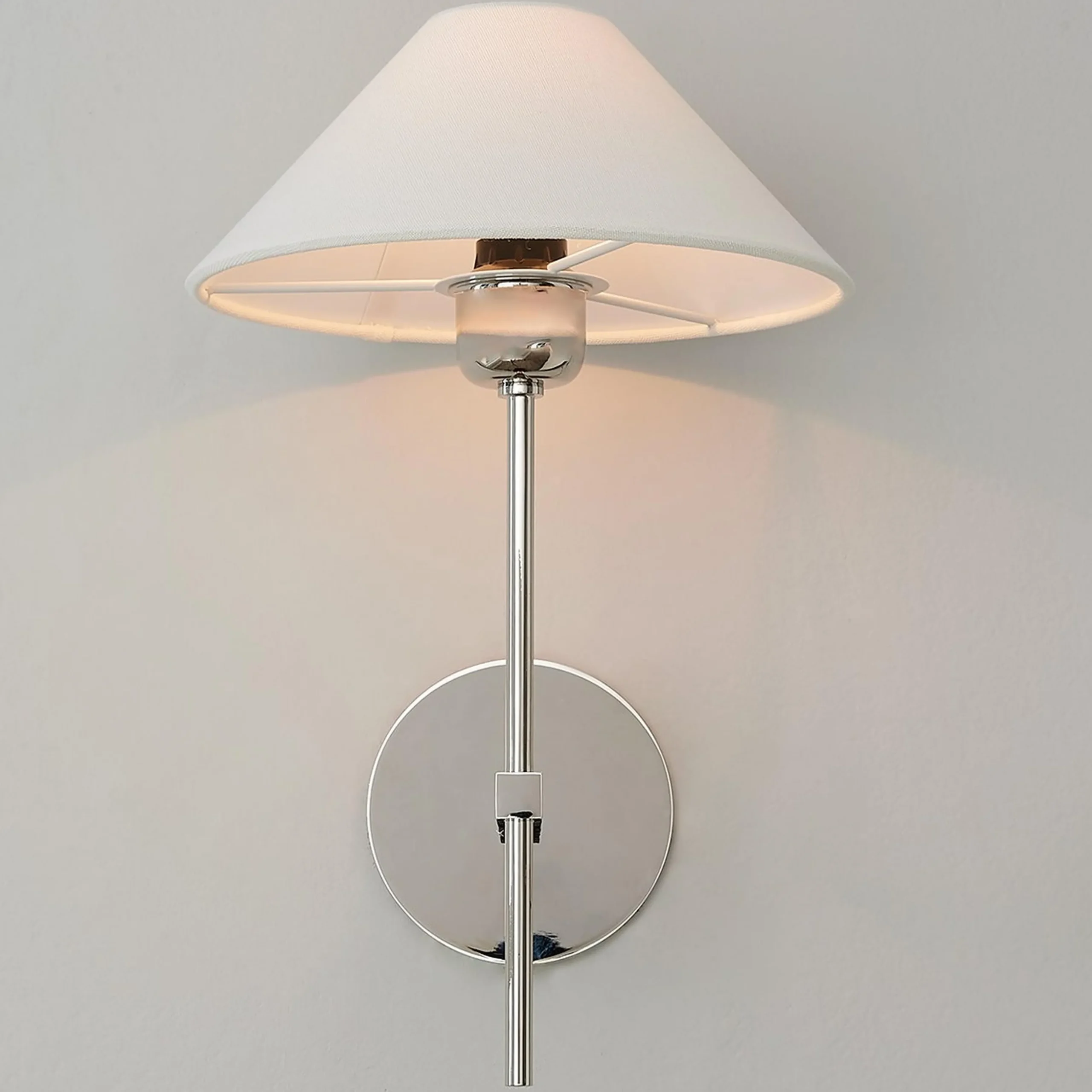Modern Shaded Rod Sconce