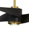 64" Modern Twirl Blade Ceiling Fan