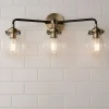 Mod Mix Clear Globe Vanity Light - 3 Light