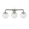 Mod Mix Clear Globe Vanity Light - 3 Light