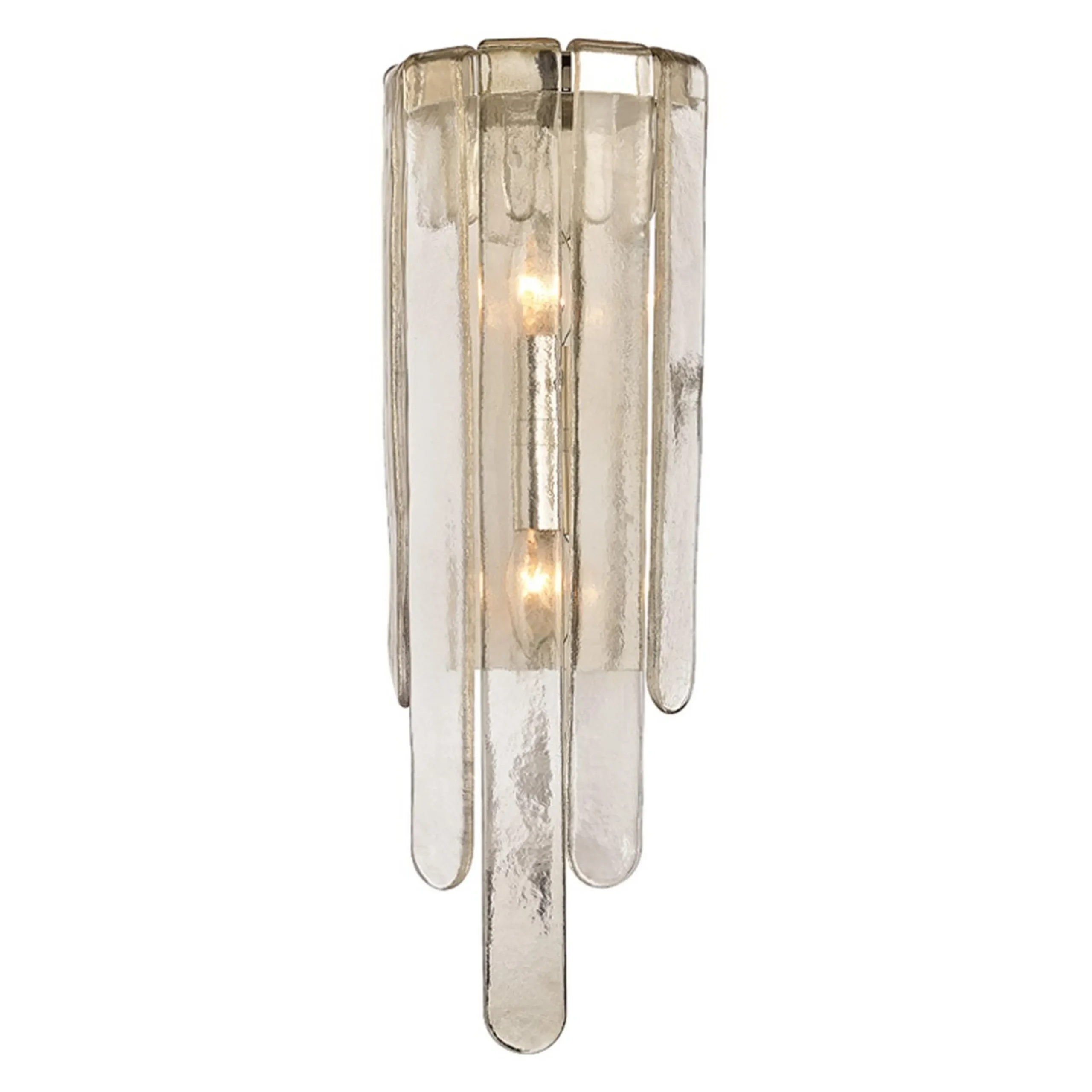 Molten Glass Paneled Sconce
