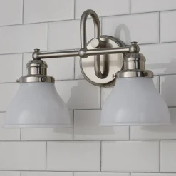 Montpelier Vanity Light - 2 Light - Milk