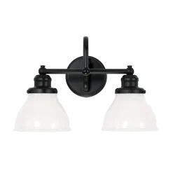 Montpelier Vanity Light - 2 Light - Milk
