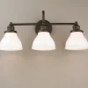 Montpelier Vanity Light - 3 Light - Milk