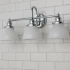 Montpelier Vanity Light - 3 Light - Milk