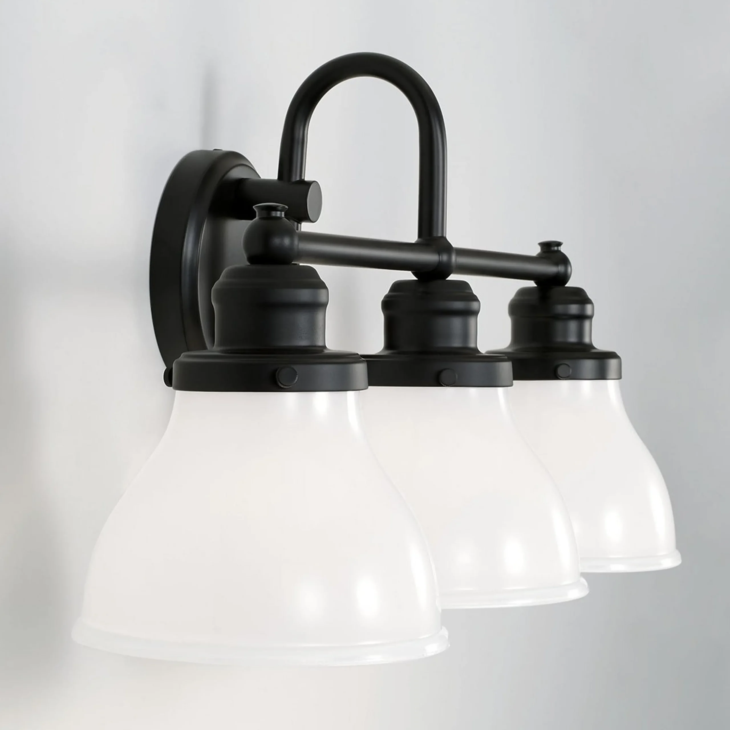 Montpelier Vanity Light - 3 Light - Milk