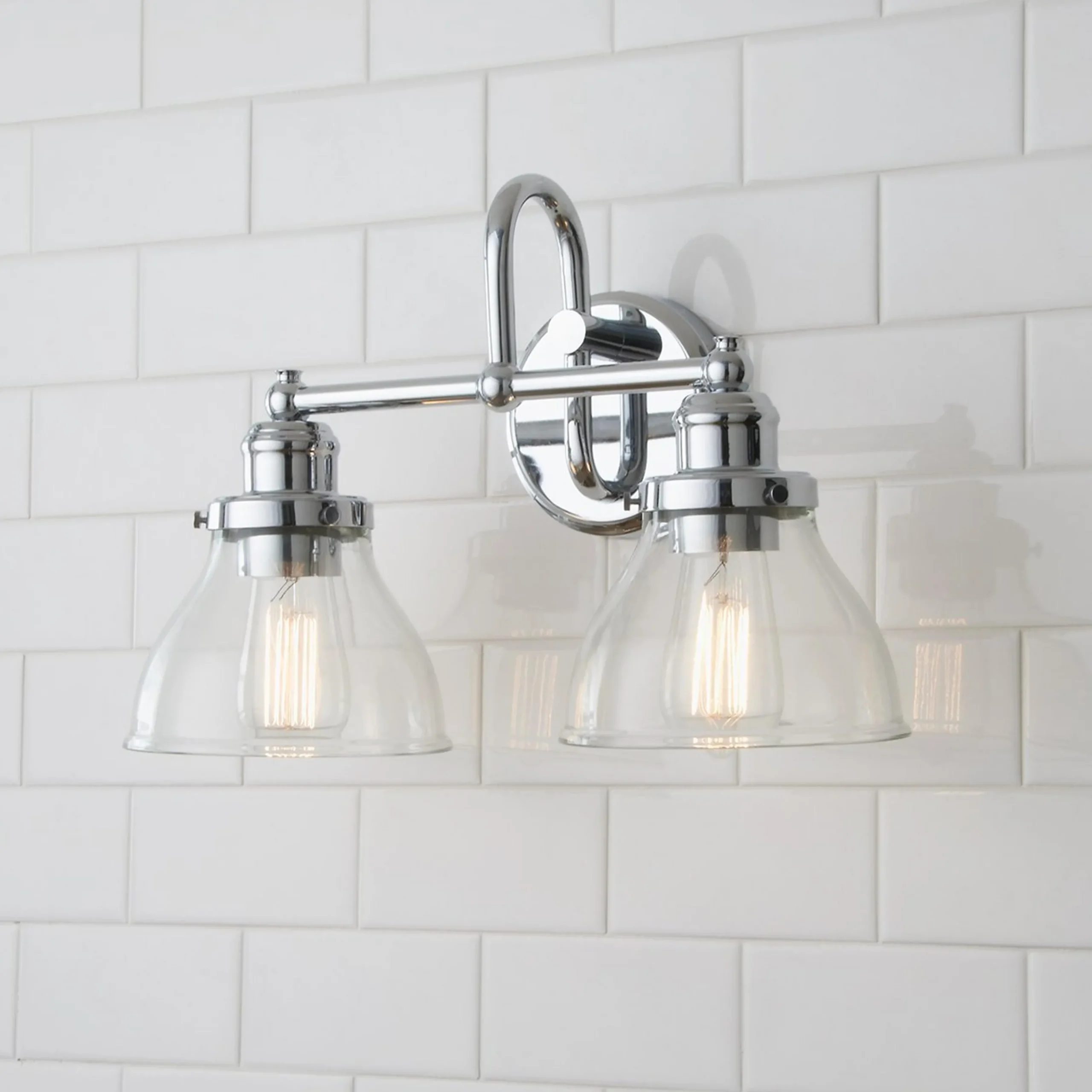 Montpelier Vanity Light - 2 Light - Clear