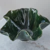Mottled Ruffle Bowl