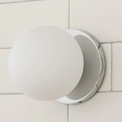 Mounted Globe Ring Bath Sconce - 1 Light