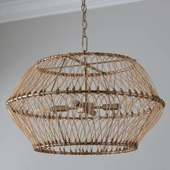 Natural Rowan Chandelier
