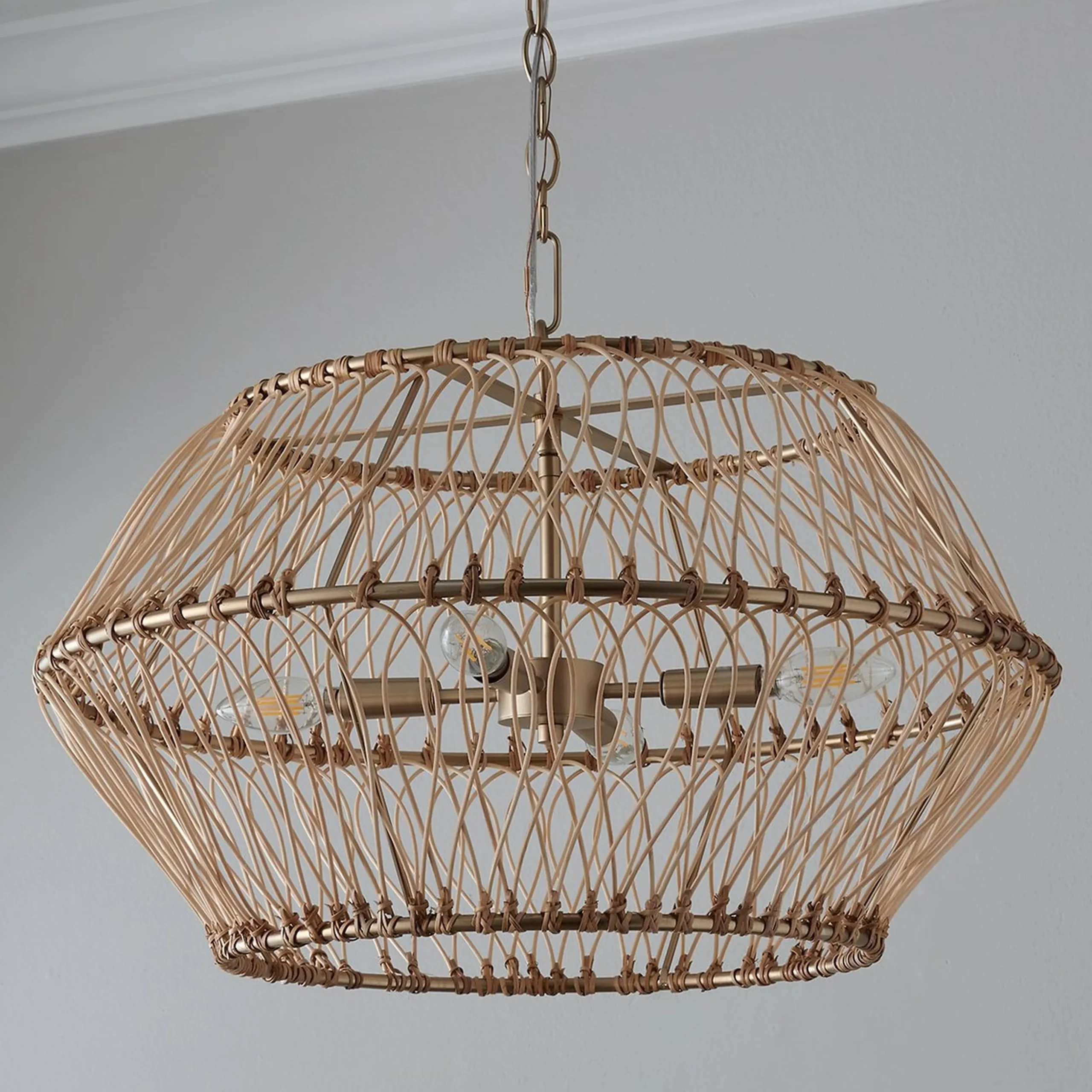Natural Rowan Chandelier