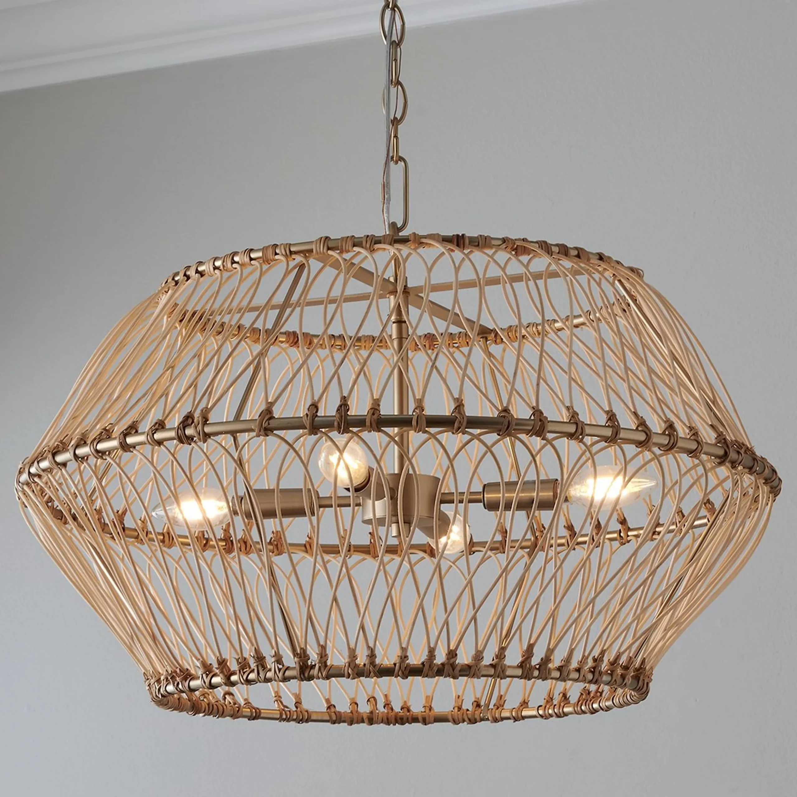 Natural Rowan Chandelier